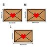 Envelope Heart Valentine Rug Crystal Velvet Wear-Resistant Door Mat Red Love Heart Welcome Floor Mats
