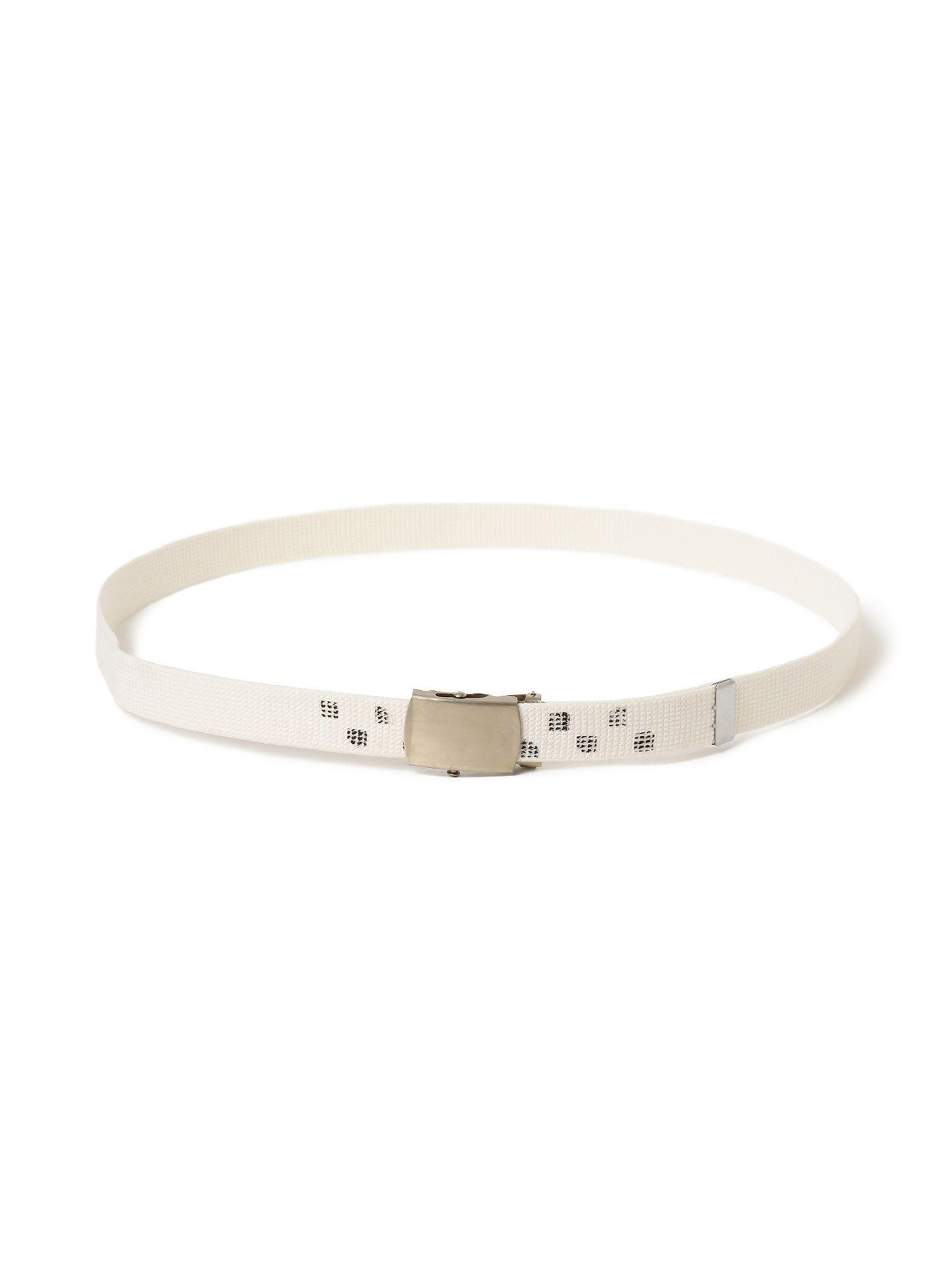 

Campus Belt USA Checkered Belt WHITE ONE SIZE 13510027159 [BEAMS BOY] Women s