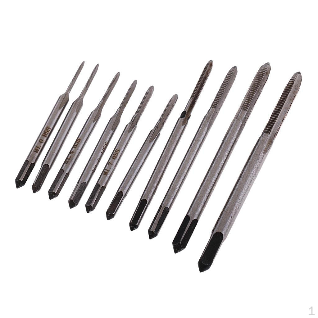 

10Pieces M1-M3.5 little hand Screw Tap Drill Die Touching Tools