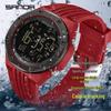 Montre Électronique Multifonctionnelle SANDA Fashion avec Moniteur de Sommeil, Podomètre, Compteur de Calories et Fonctions Sportives pour Étudiants