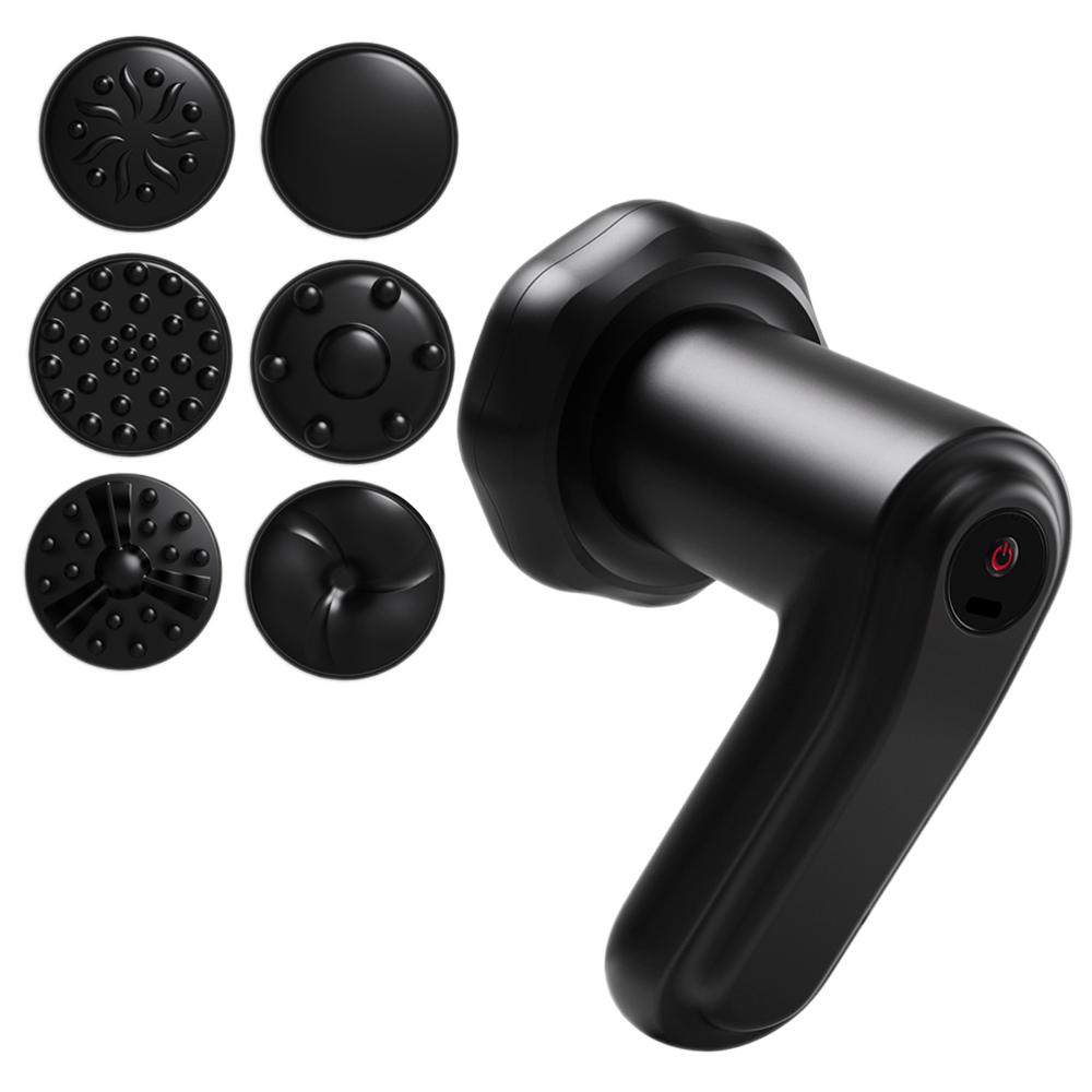 

3200RPM Rechargeable Body sculpting machine Anti Cellulite Portable Fat Burning Fascia 6 Heads Massager For Arm Chest Hip Leg чёрный