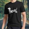New Shirt Dackel - Cute Dog Caligraphy Sticke Active T-Shirt Funny Size S To 5XL