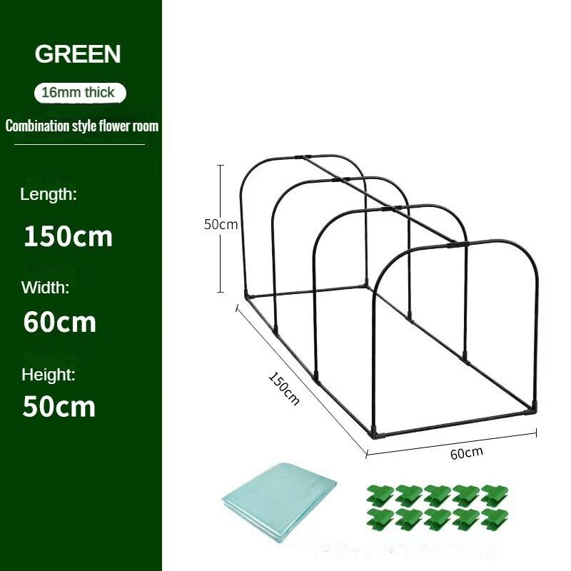 Household Garden Small Warm Room Greenhouse Balcony Spliceable Plant Flower Shed Outdoor Flower Room Insulation Shed