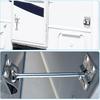 Linkstyle 2 Sets RV T-Style Door Latch Holder, Durable 304 Stainless Steel Camper Door Catch with Screws, Sturdy Door Retainer for RV, Trailer,