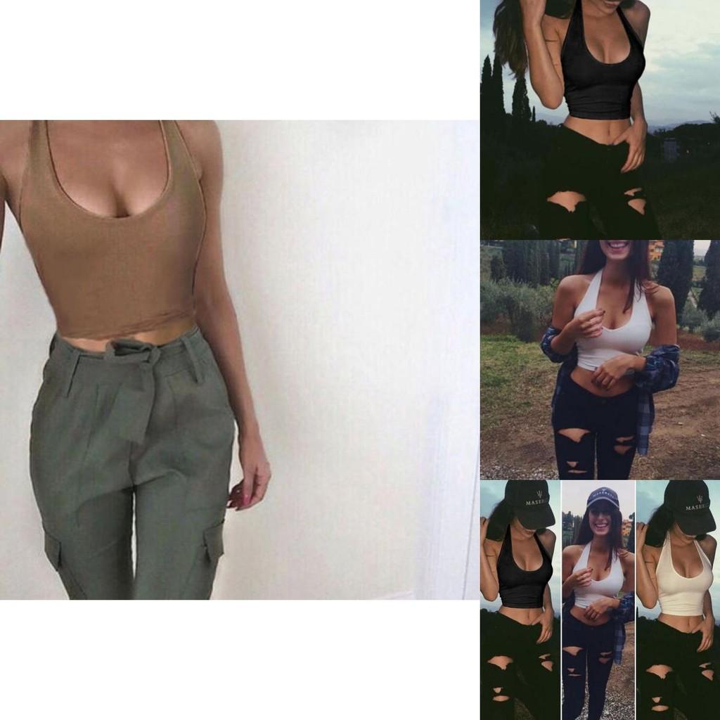 Premium Quality Women's Summer Crop Tops Sleeveless Casual Blouse For Effortless Style