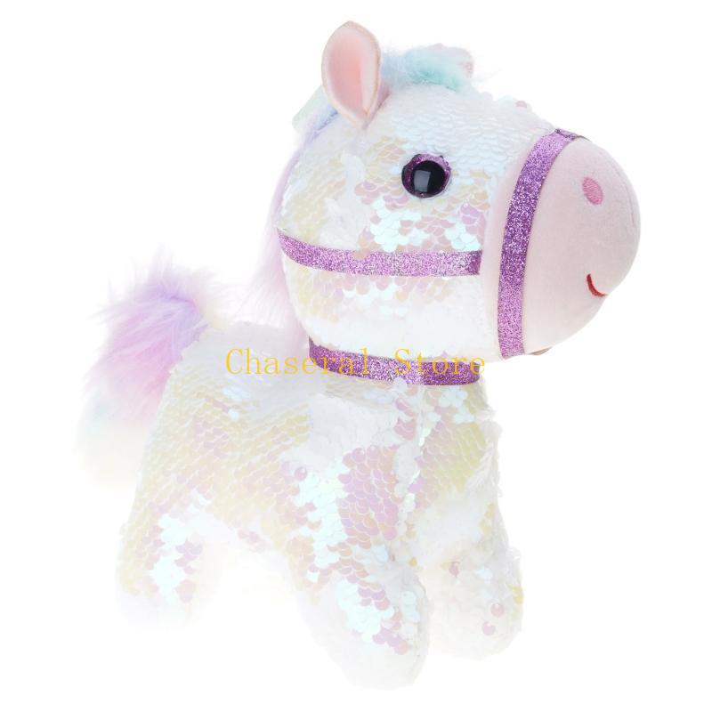 E7Ce Sequins Desk Friend Lovely Doll Sequined Toy With Premium Pp Cotton For Childrens Room Decors