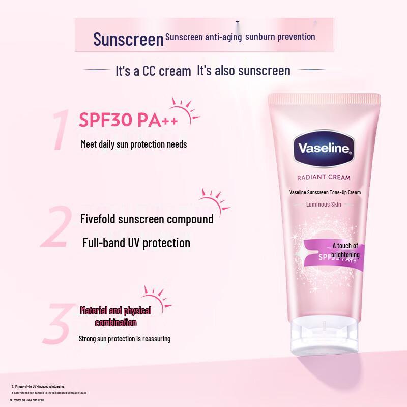 Loțiune Vaseline SPF pentru Tonifiere și Albire Corporală