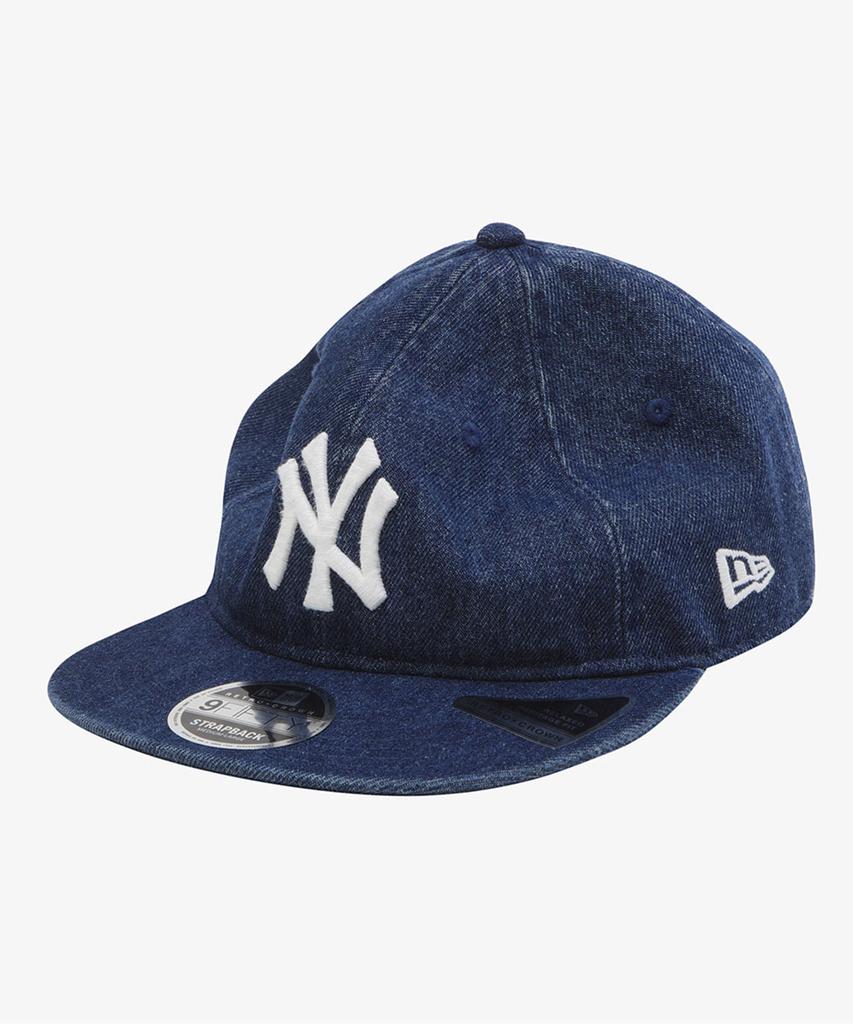 NEW ERA Mlb New York Yankees Denim Basic Retro Crown Strap Bag Indigo