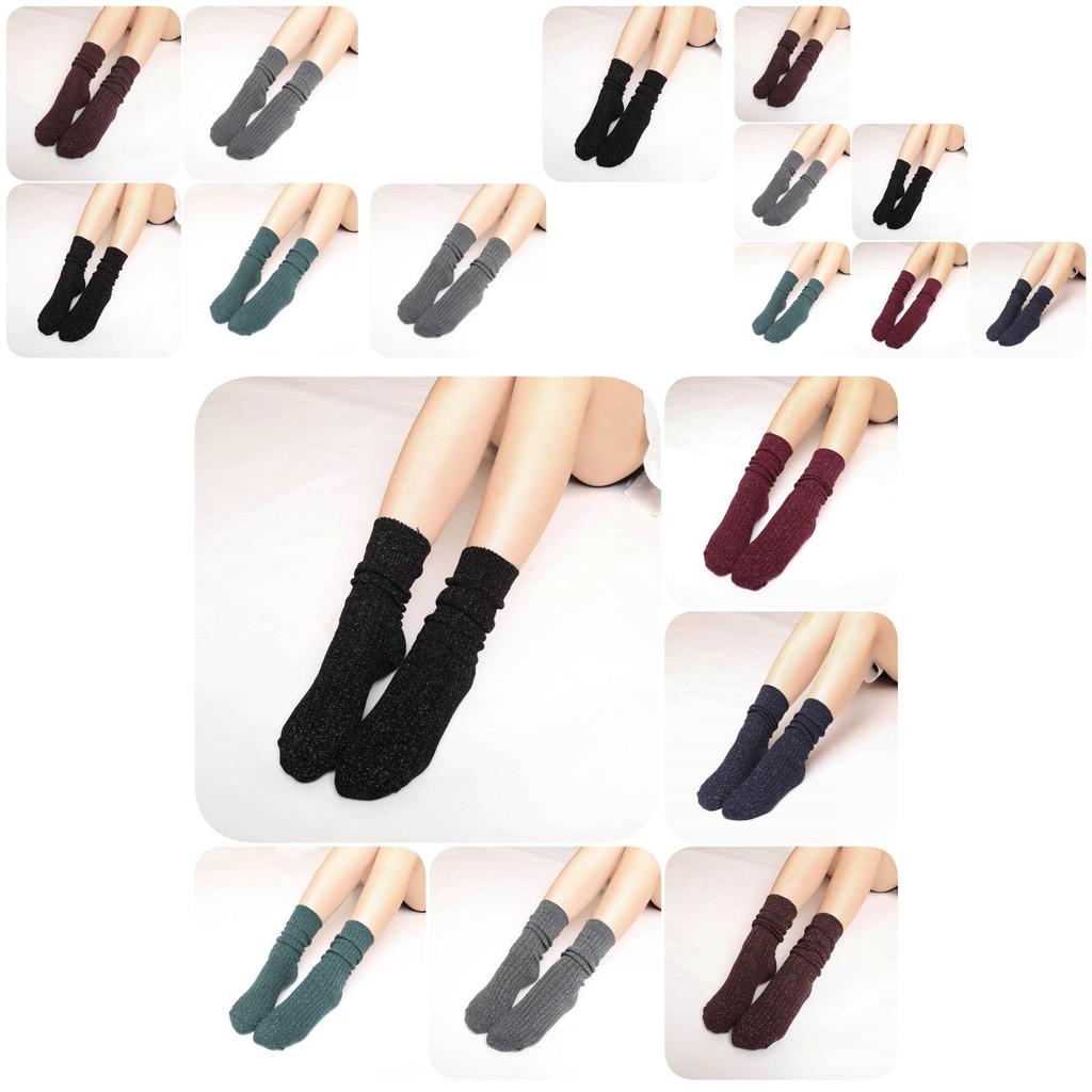 Vintage Style Japanese Cotton Crew Socks For Women Soft And Cozy Fall Winter