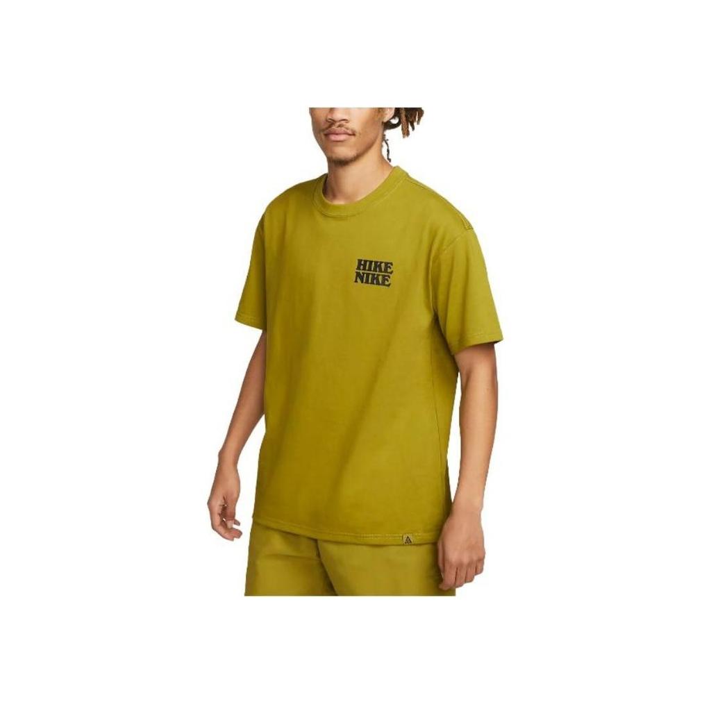 Nike ACG Cartoon Print Short Sleeve Crew Neck T-Shirt Men Tops Olive FB8123-390