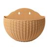 Flower Pot Exquisite Wall-mounted Plastic Wall Hanging Basket Flowerpot for Outdoor Garden Balcony Planter Bucket Home Decor