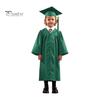 Children Kindergarten Graduation Uniform with Hat And Tassel V Neck Knee Length Long Sleeve Zipper Closure Elementary Graduation Robe Kids Graduation