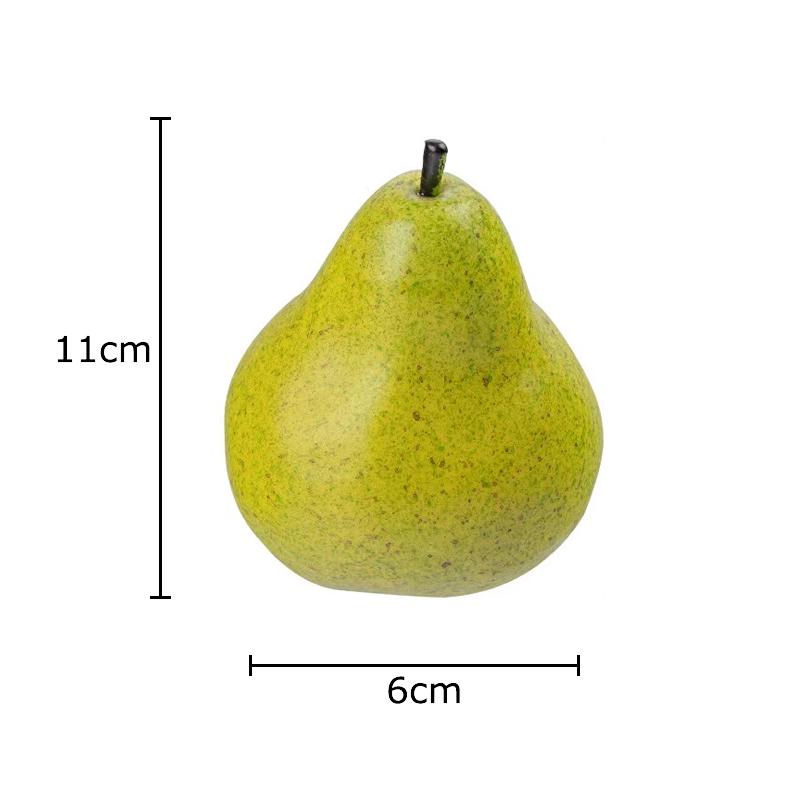 

Creative Simulated Fruits Ornaments Fake Pear Food Shooting Props Table Decoration Crafts Pear Sculpture Room Aesthetics Decor