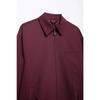 VAYLA Women Vintage Loose Lapel Jacket Burgundy Color Zipper Jacket New  Autumn Stylish Versatile Casual Jacket