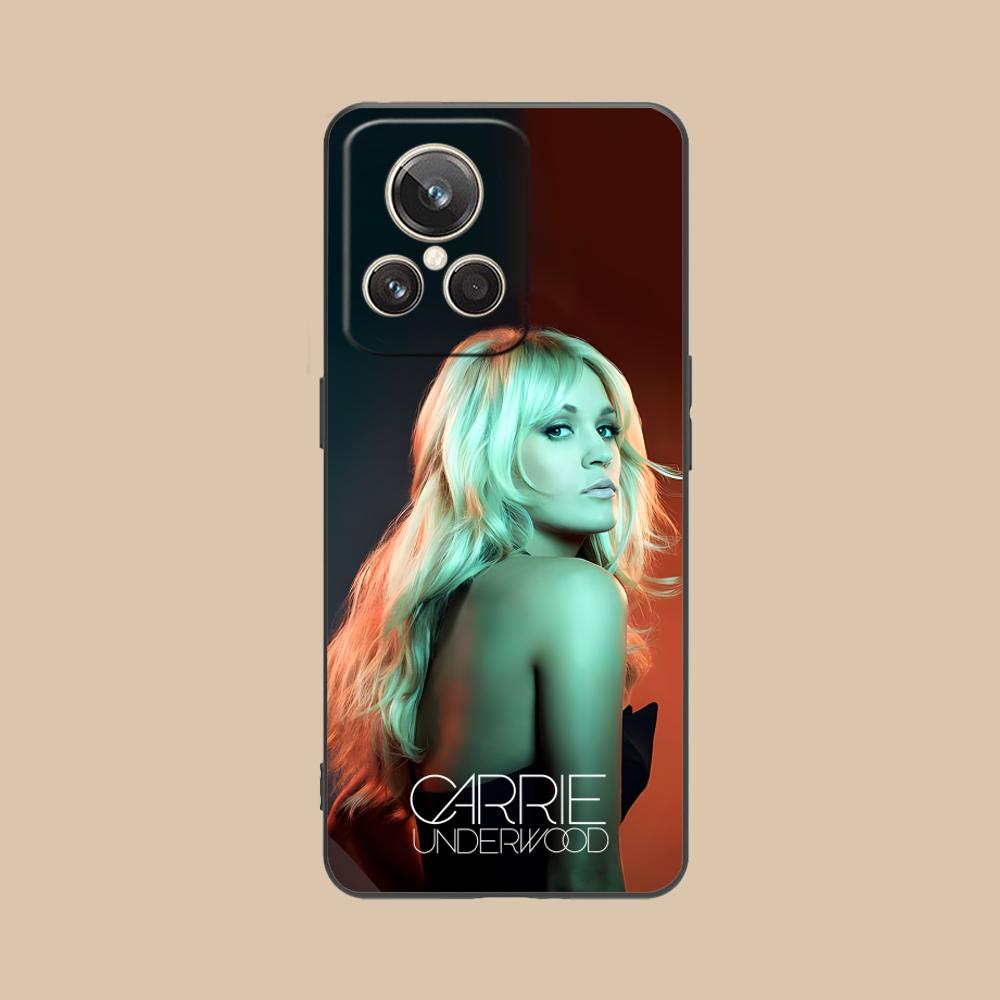 

Carrie Underwood Mobile Phone Case for Realme GT 8 Neo Pro C75 73 71 C67 65 C55 53 C35 31 C20 15 Colorful Printing Cover Luxury realme C15