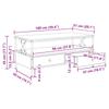 Coffee Table with Drawer Reclaimed Wood Look 100 x 51 x 45 cm Engineered Wood