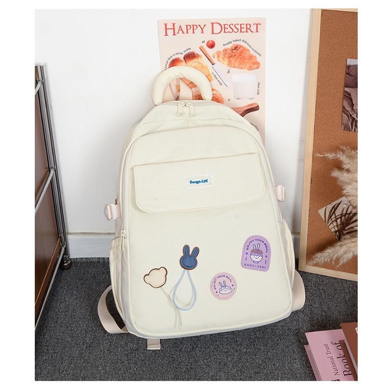 School Bag New High Value Fresh Sweet Candy Color Backpack Junior High School Students Lightweight Travel Backpack