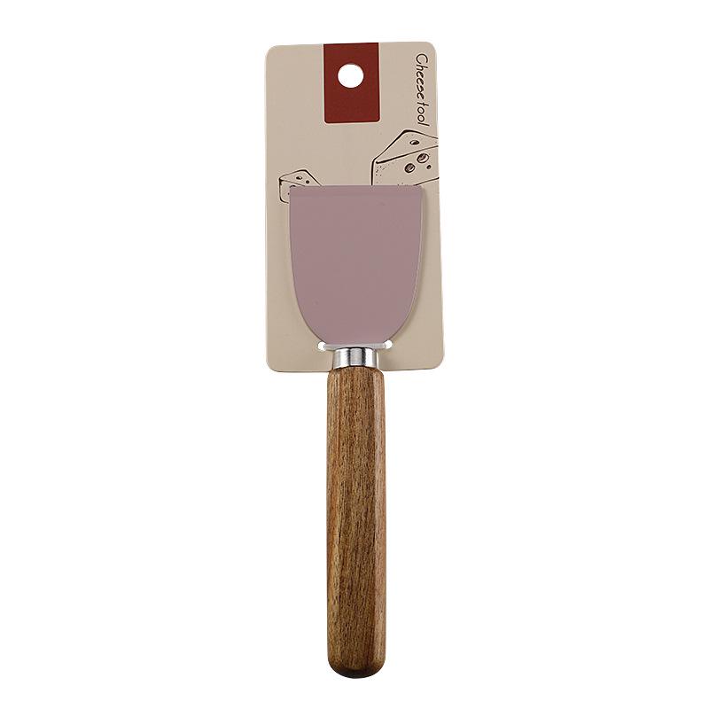 Käse- & Steakmesser-Set mit Griff aus Akazienholz und Antihaft-Edelstahlklinge