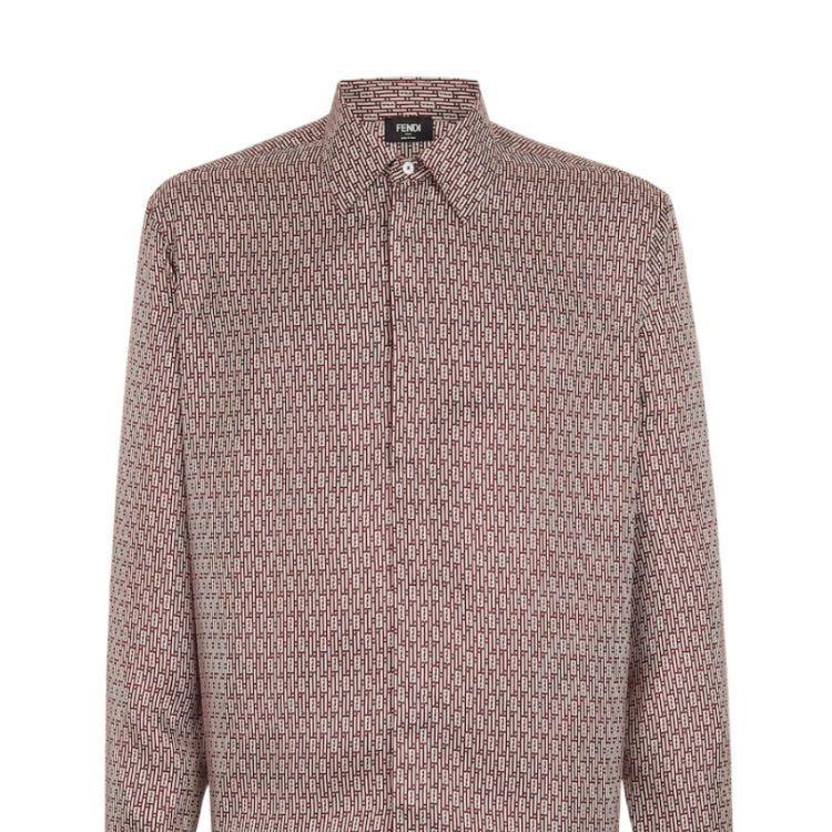 FENDI Shirts Men's Multicolor Lapel Moderate Other FS1038AQIEF0QH0