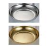 Hanlu Japanese Gold Stainless Steel Dinner Plate