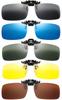 Renjzle Clip-On Polarized Sunglasses, 5-Color Set, Flip-Up Design, UV Protection, Polarized Lenses, Ultra Lightweight, for Driving, Cycling,