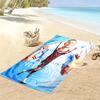 Football Star Action Dynamic Pose Beach Towel Portable For Travel Soft Quickdrying Swim Towel Absorbent Bath Towel Seaside Printing
