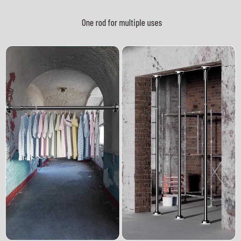 Cheng Yang Outdoor Adjustable Stainless Steel Support Rod 0.5-0.75m