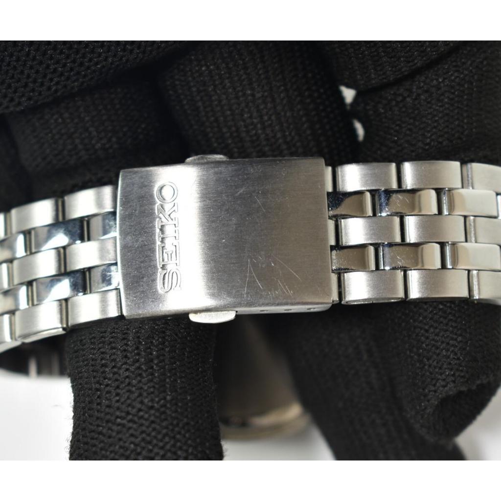 Used Used Item, Battery Replaced, Seiko SEIKO Men's Watch, Quartz, Silver Dial, Stainless Steel Band, Metal Band, Analog, Three-hand, 6N42-00N0