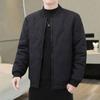 Down padded clothing men's winter youth baseball collar thickened warm cotton jacket jacket top men's winter wear trendy cotton suit