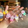 Cute Cartoon Simulation Small Ice Cream Keychain Pendant Couple Bag Pendant Small Gift