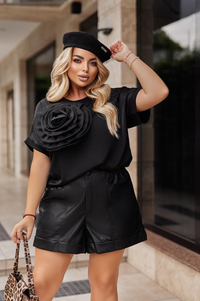 Blouse PEONY Top No.9 XXXL Black (2706241-52-54:16)