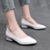 GKTINOO Genuine Leather Pumps Comfort Office Lady Shoes Female 2025 Spring Autumn Pointed Toe Low Heel Soft Women's Work Shoes