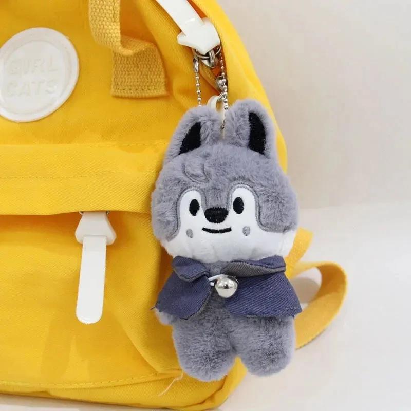 12cm Plush Toys Stray Kids Wolf Chan Cartoon Stuffed Animal Plushies Doll Kawaii Companion Adults Fans Gift SKZOO for Cuddly Fluffy Huggable Comfort