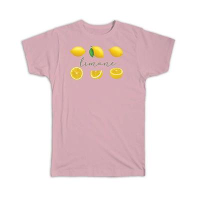 Geschenk-T-Shirt : Limone Zitronen Design