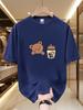 2026 New Unisexs Summer 100 Cotton Printed Pattern Soft Breathable Comfortable Versatile Simple Tshirt