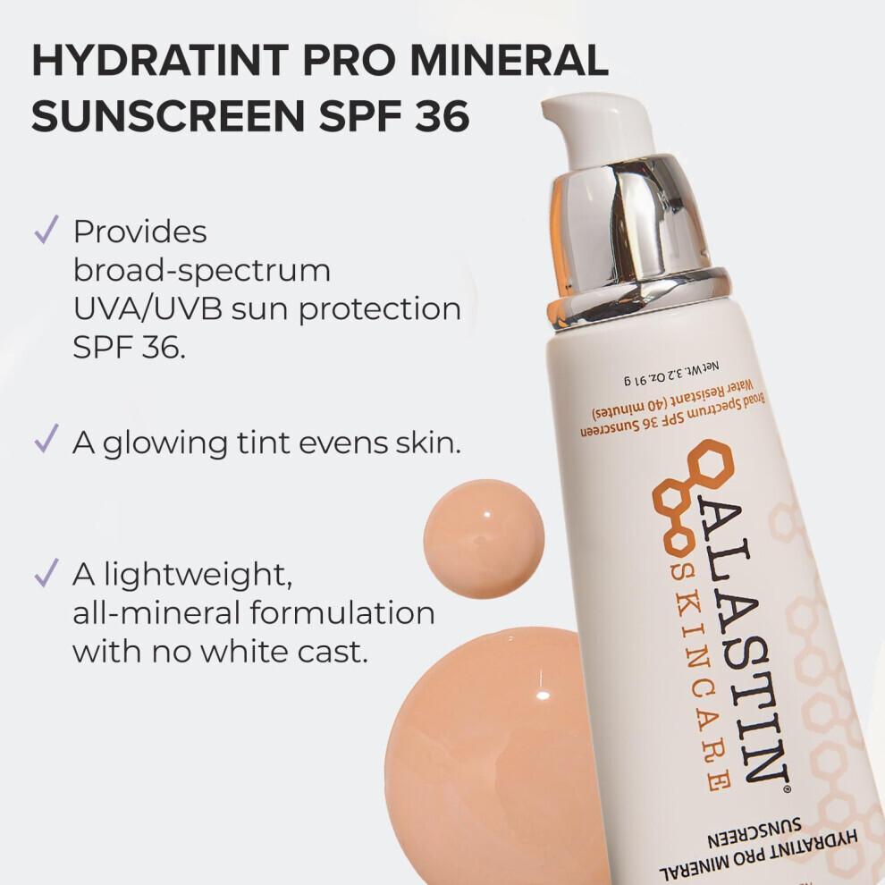 Skincare HydraTint Pro Mineral Sunscreen SPF 36 (94 g) | 2-in-1 Daily Tinted Sunscreen | Fragrance-Free, Water-Resistant