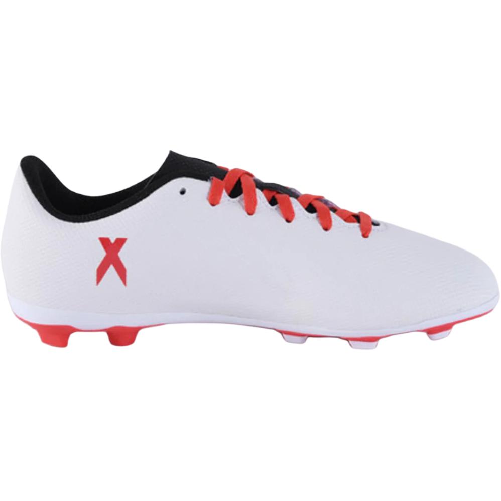 Adidas X 17.4 Comfortable Versatile Non-Slip Durable Low-Top Kids Soccer Shoes Kids Soccer Shoes White Red CP9015