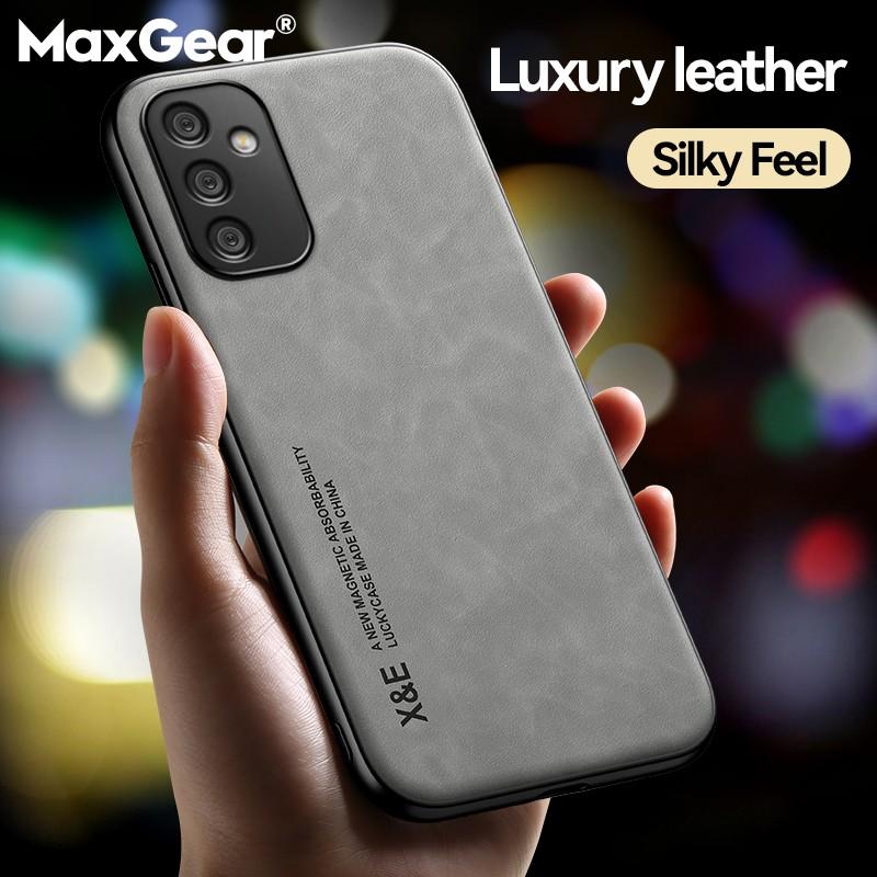 Lambskin Leather Case For Samsung Galaxy S23 S22 S21 S20 Plus Ultra FE Note 20 A15 A05 A54 A34 A73 A53 A52 A72 Soft Cover