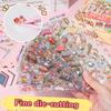 50 Styles Miniature Scene Landscape Stickers Three-Dimensional House Stickers Toys Girls Birthday Gifts
