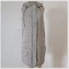 Women's Long Winter Coat Vest With Hood Sleeveless Warm Down Coat With Pockets Quilted Vest Down Jacket Quilted Outdoor Jacket
