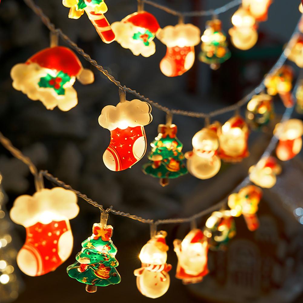 1.5/3/6m LED Christmas Decoration String Light Santa Claus Christmas Trees Battery USB Copper Wire Lighting for Home Decor