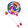 Children Hand Drum Multicolor Rainbow Percussion Instrument Musical Sound Education Tool 6in
