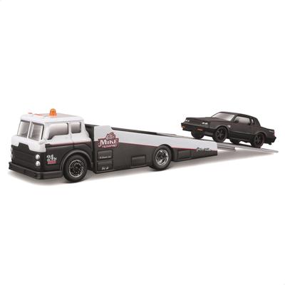 Maisto Scale Elite Transport Diecast Model Car Buick Grand National 1/64 (Ramp Truck/1987 - Black)
