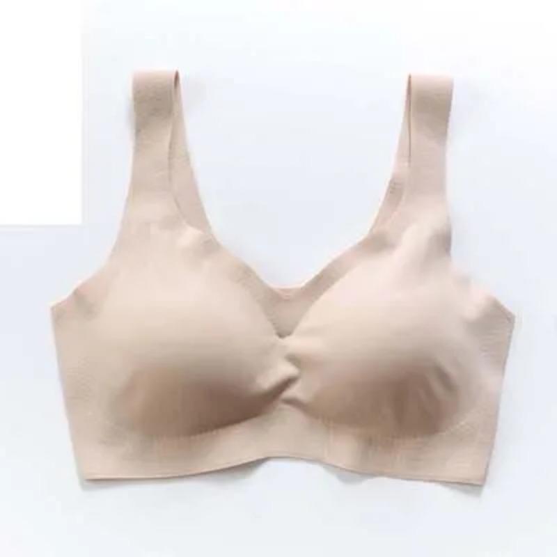 Sexy Women Bras Push Up Gather Bralette Seamless Bra Wire Free Soutien Gorge Femme Comfort Underwear Solid Color Vest Brassiere