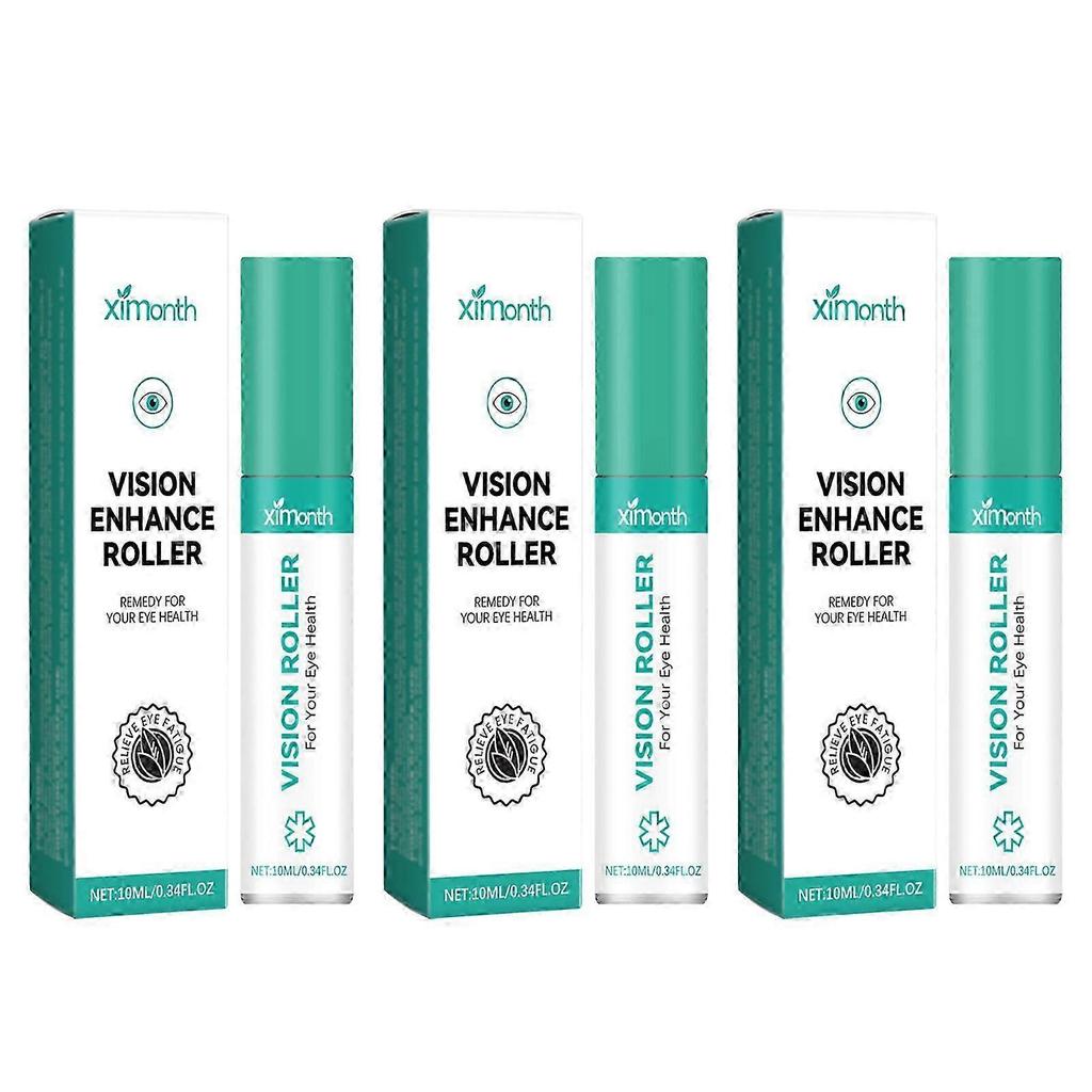 3X Vision-Enhance Roller for Women Men Reduces Fatigue Eyes Care Roller for Relieves Tired Dry Eyes/Puffys Eyes