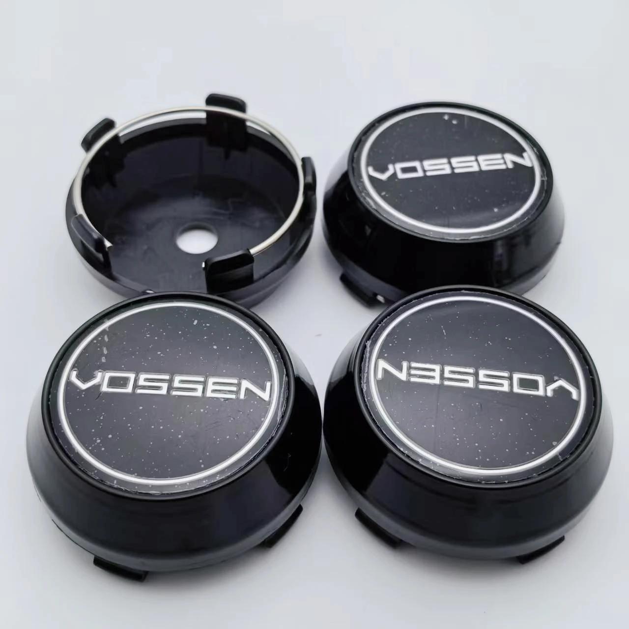 

4pcs 60mm ( 56mm I.D) VOSSEN Emblem Logo Car Wheel Center Caps Wheels Hub High Cap Styling Accessories Rim Hubcaps Cover Replace 4pcs for VOSSEN&60mm High Caps