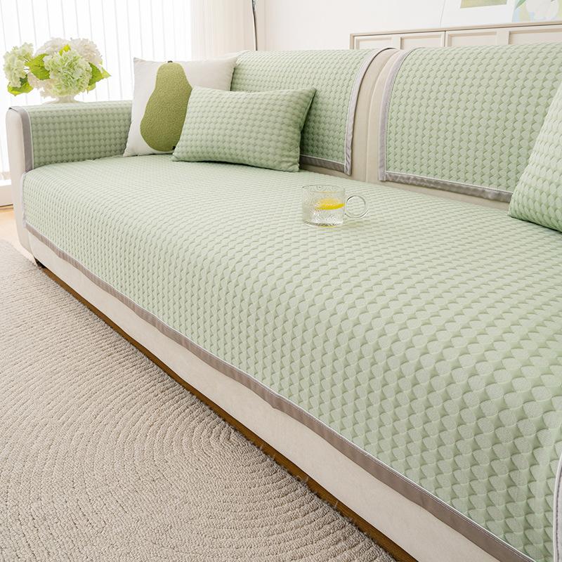 

Подушка для дивана Летний коврик Подушка для сиденья Нескользящая Прохладная подушка Новый чехол Ткань Полотенце Кожа Летняя Подушка Высокого класса 70*70cm