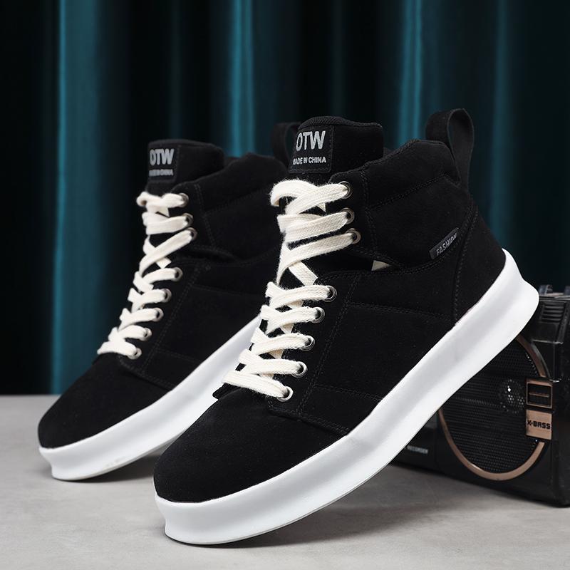 Fashion High-Top Skateboard Sneakers Men Classic Green Comfortable Platform Shoes Men Designer Casual Original Men's Shoes 2026
