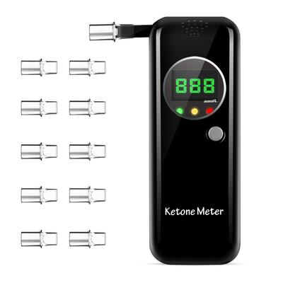 Ketone Breath Tester, Digital Ketone Breathalyzer with 10 Mouthpieces