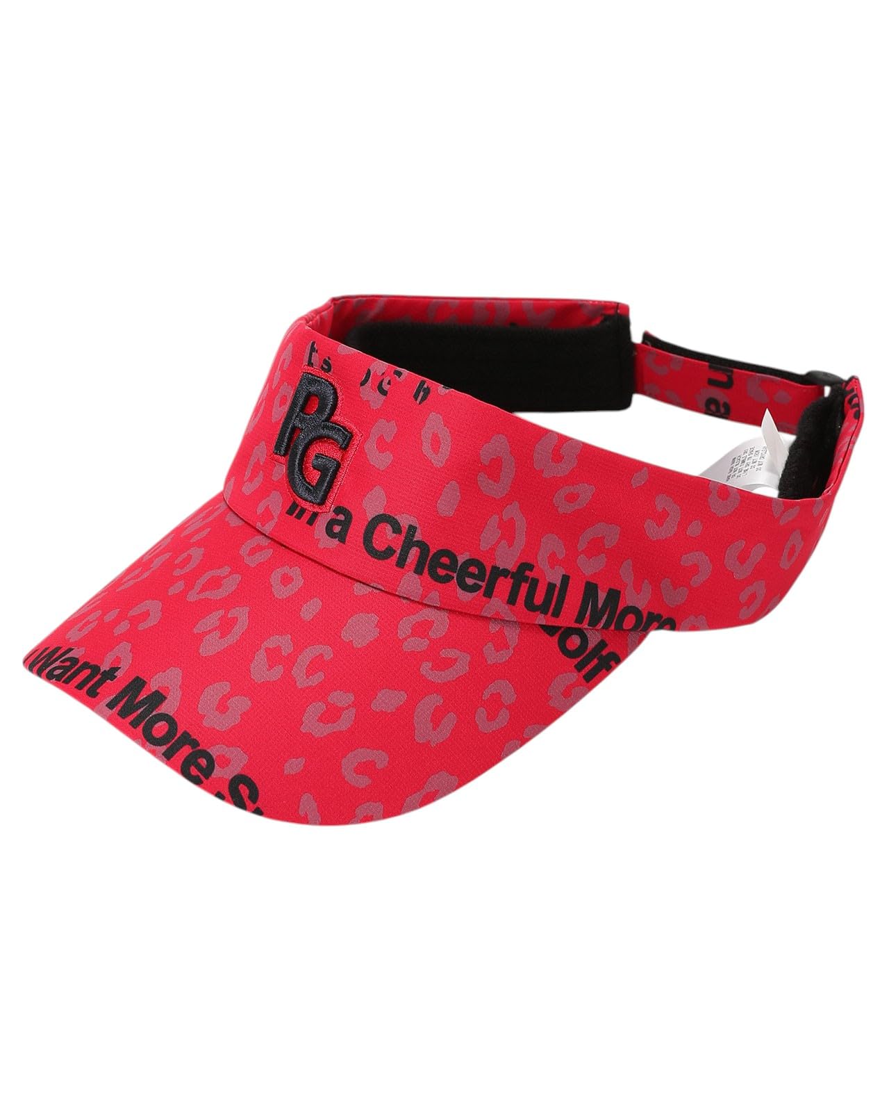 

[PEARLY GATES] Унисекс Солнцезащитный козырёк (Леопардовый рисунок) Кепка для гольфа 053-5287608 091Розовый FR